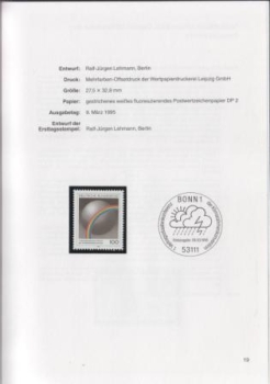 Die Postwertzeichen der Bundesrepublik Deutschland ** - Jahrbuch 1995